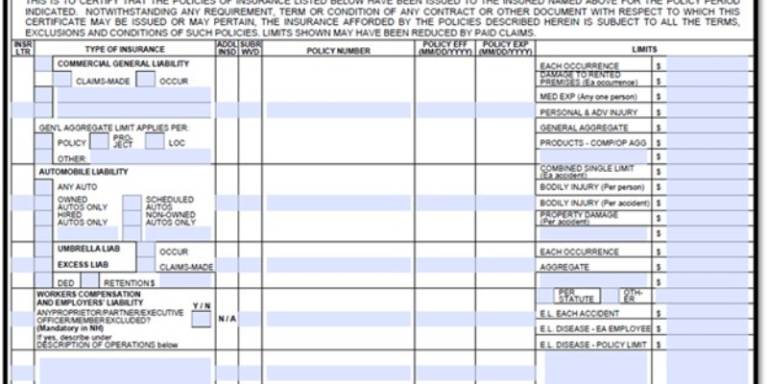 The Essential Guide to Your Certificate of Liability Insurance Form